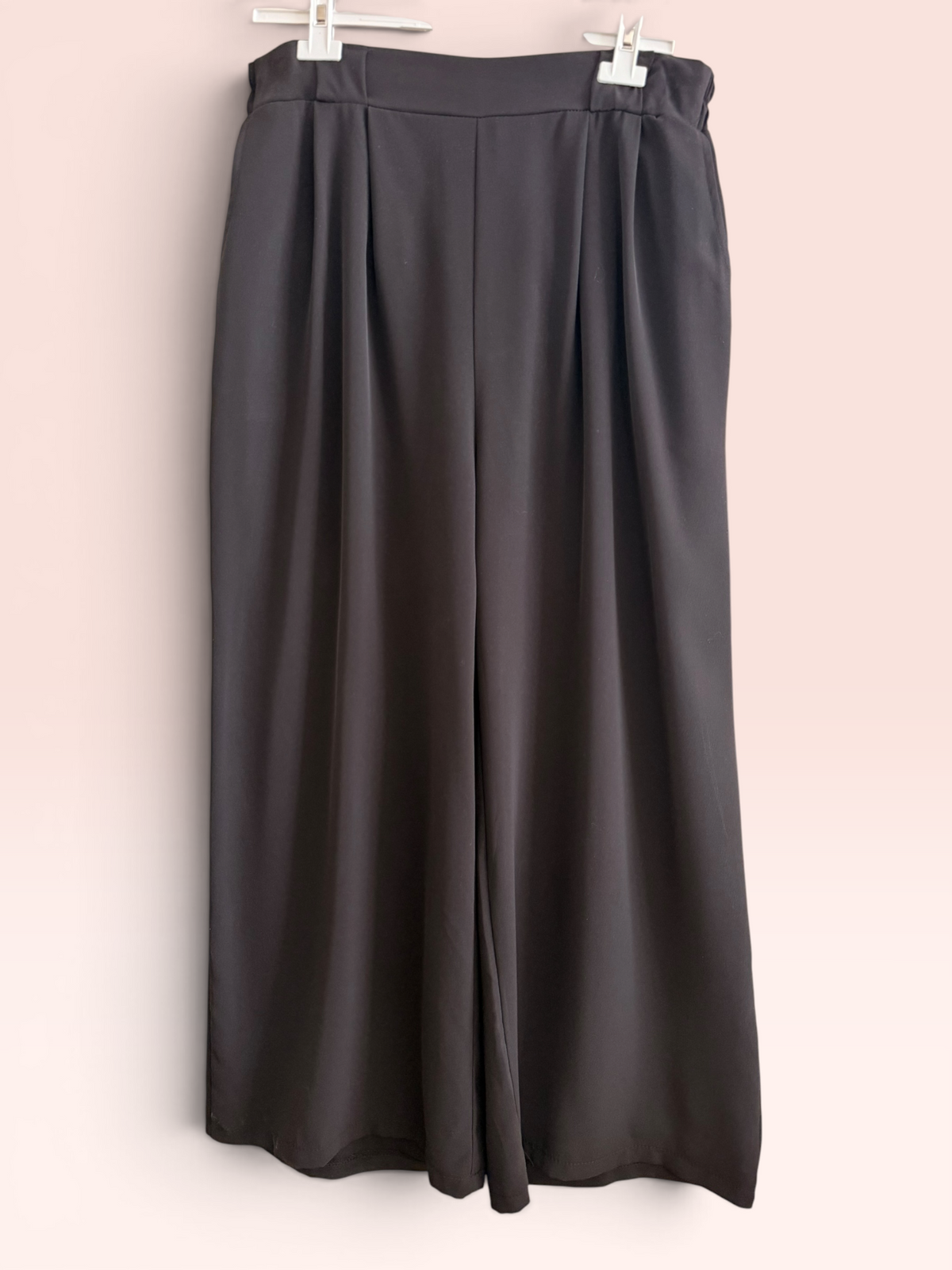 Ensemble Veste Zippée et Pantalon Fluide Noir - Taille Unique Grande Taille (44/50)