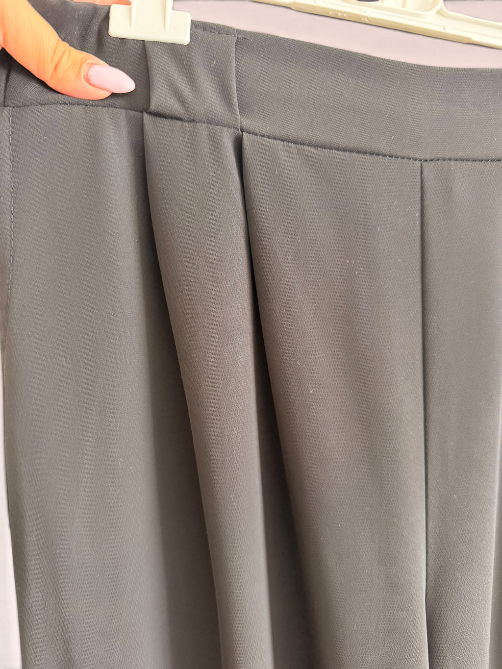 Ensemble Veste Zippée et Pantalon Fluide Noir - Taille Unique Grande Taille (44/50)